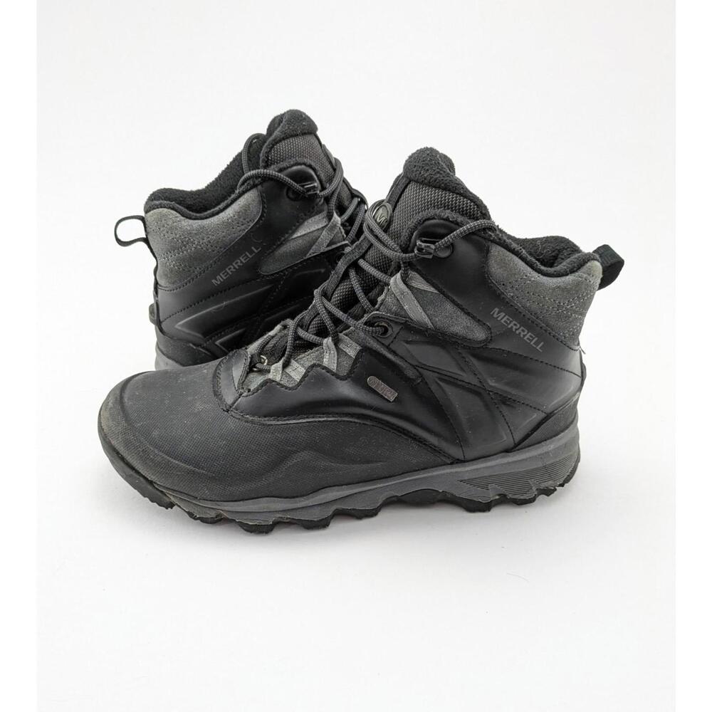 Mens Merrell Thermo Advnt Ice+ WP Black/Turbulence Vibram Boots J599553 Size 8.5